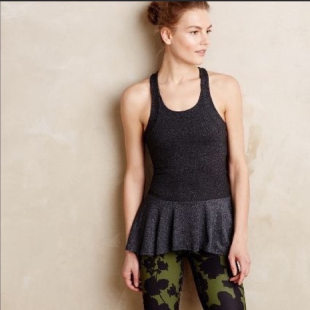 Beyond Yoga from Anthropologie peplum workout top